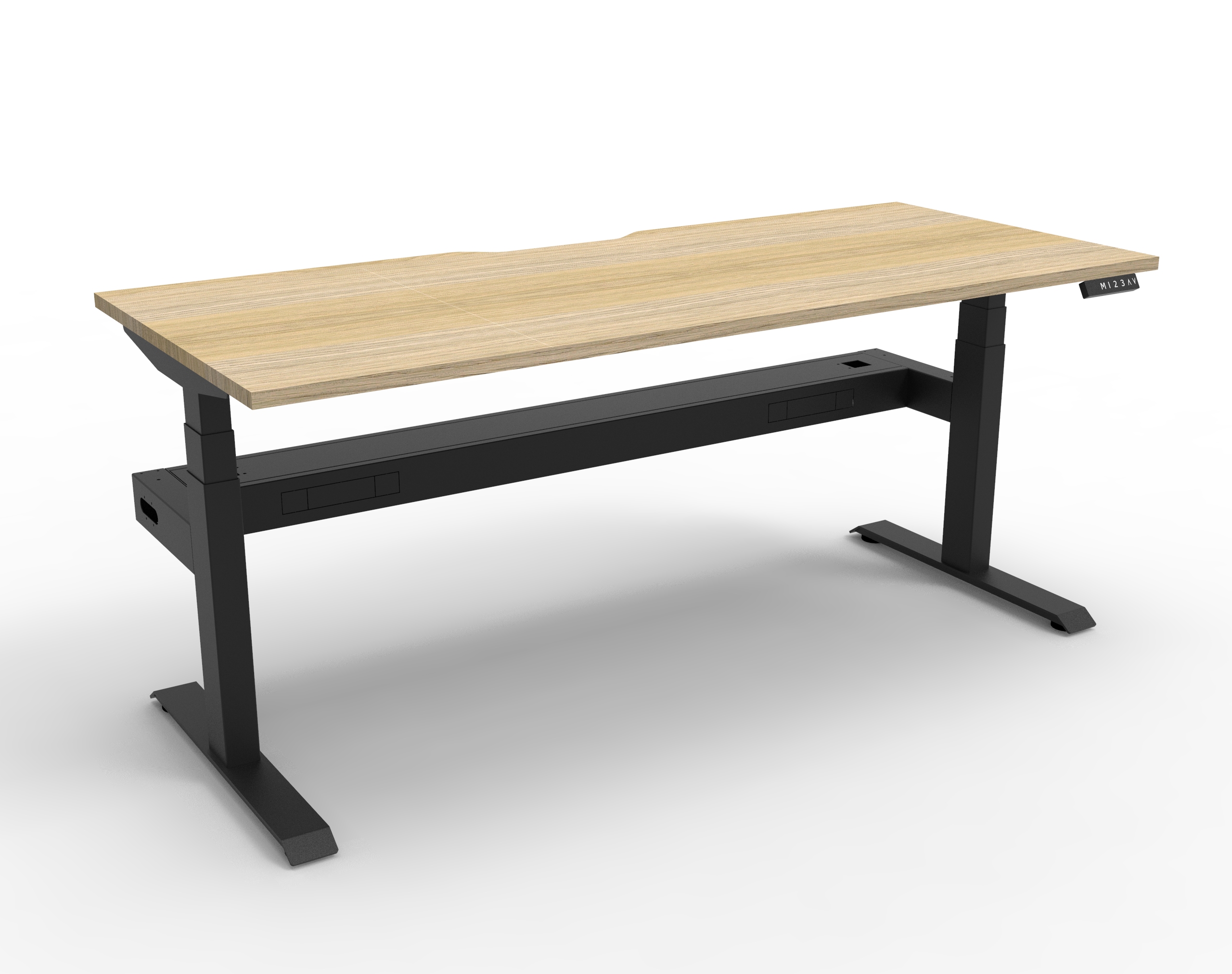 Boost+ Height Adjustable Straight Desk